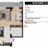 2 camere ,decomandat 63 mp, birou, terasa, Grand Park Sopor thumb 8