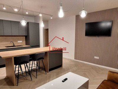 Apartament 2 camere, Centru, et 3 finisat, mobilat si utilat, 